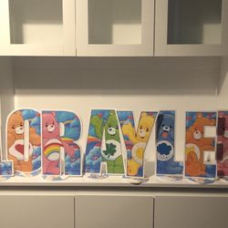 Carebears Letters And Numbers