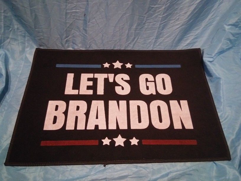Brand New Let's Go Brandon Door Mat