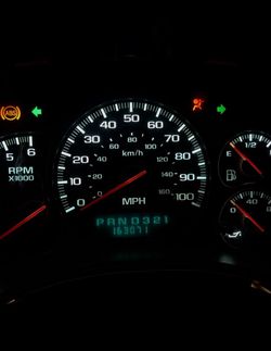 Silverado gauge cluster