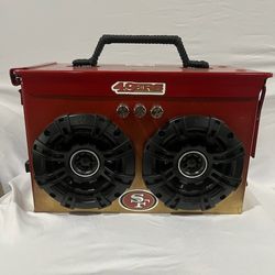 Bluetooth.  Speaker.  Custom Made. 49ers. Nfl. 