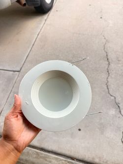 White Recessed LED Downlight Trim