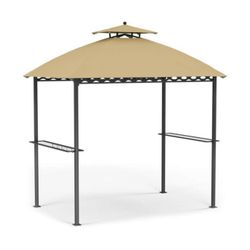 Grill Gazebo With Shelves