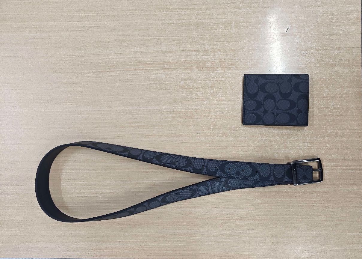 Coach Belt Wallet Set