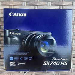 Canon PowerShot SX740 HS 20.3 MP Digital Camera Black