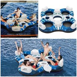 Multiple person store floating raft