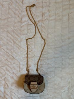 Coach Mini Crossbody Bag with Chain Strap