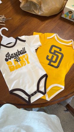 Padres Baby clothes 12 month onesies NEW!