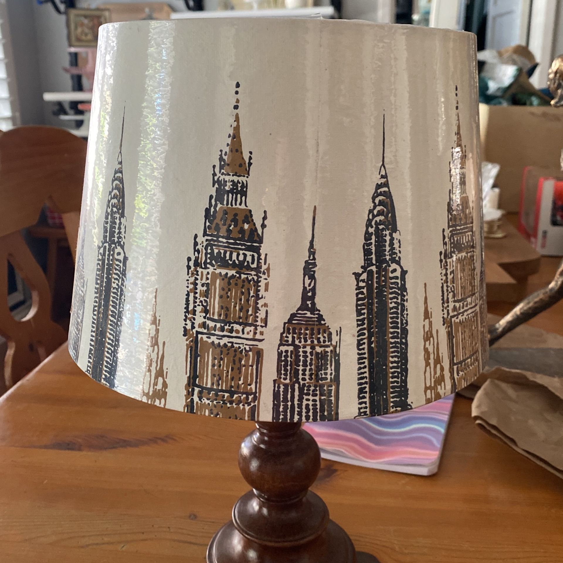 Travel Inspired Lampshade