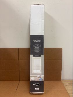 New 29” x 48” Faux Wood Blind