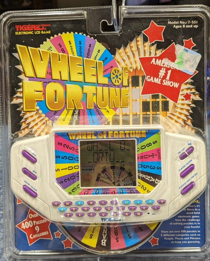 Vintage 1996 Wheel Of Fortune Game, Unopened