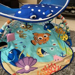 Finding Nemo tummy time activity play area