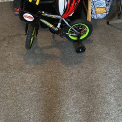 Little Boy Bike With Helmet