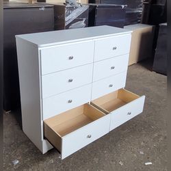 Eight drawers dresser with rails / 8 drawers dresser with rails