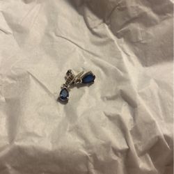 Sapphire pendant, Earrings And Ring 