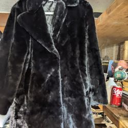 Mink jacket black really nice and soft cmon make me an offer