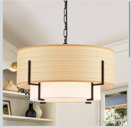 Brand New 19.8” Farmhouse Boho Chandelier 