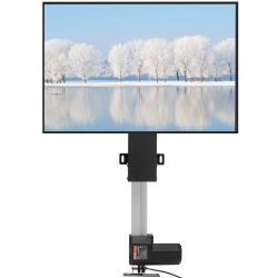 Automated TV Elevator, 31" Stroke for Up to 60" Screens, Adjustable Height 42"-73", Remote Controlled, Supports 132 lbs #105