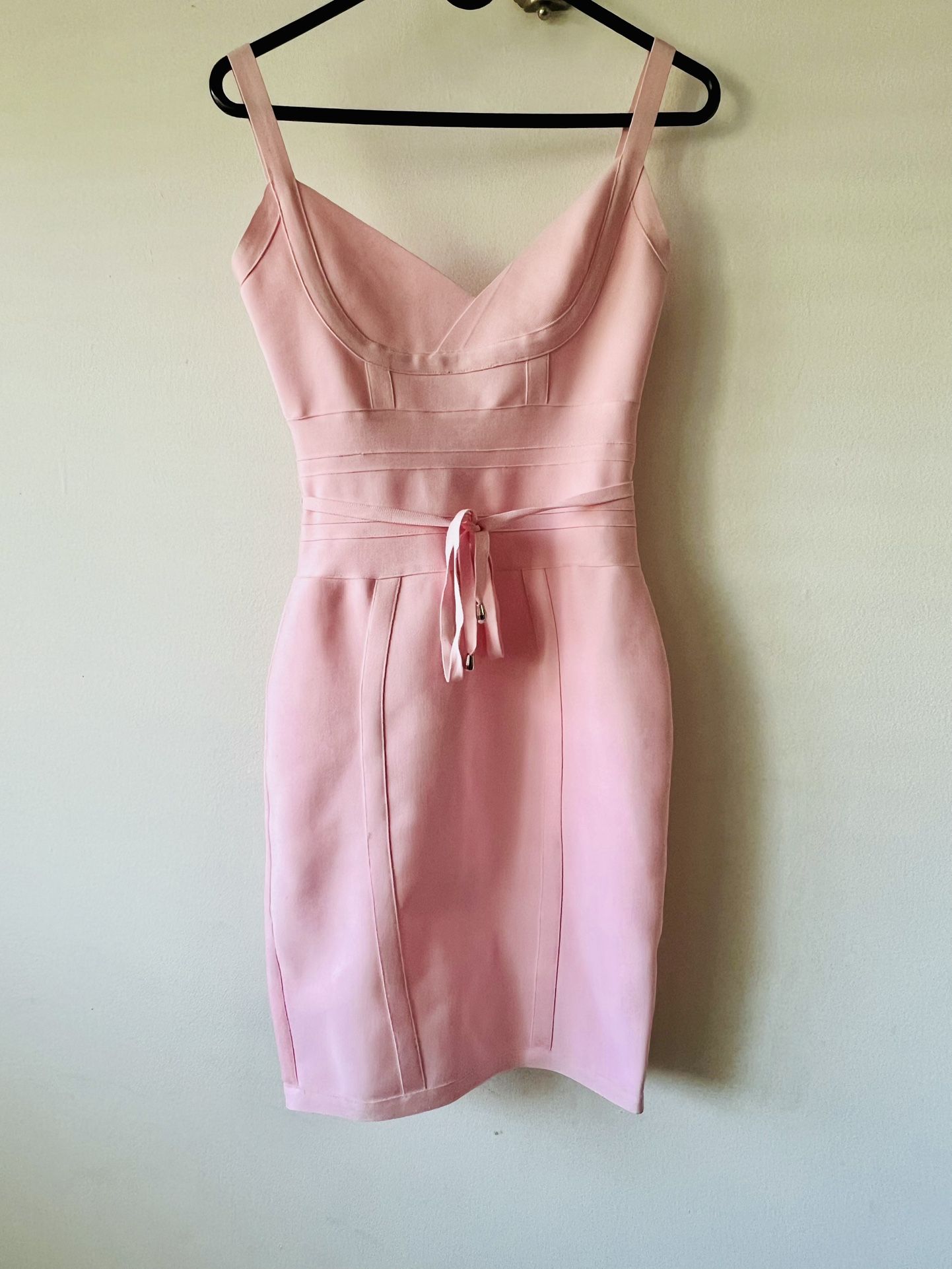 Bandage Spaghetti Strap Bodycon Mini Dress