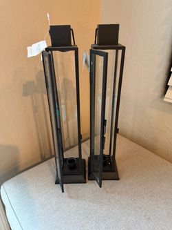 Medium Black Metal Lanterns