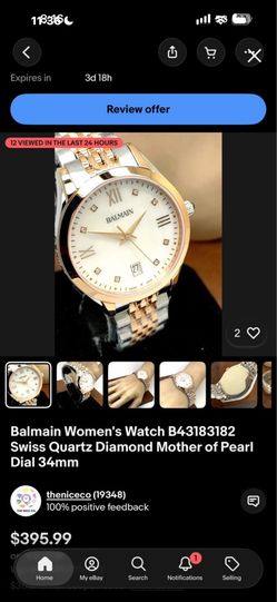 Balmain two watch like new retail price it’s 750 plus taxes