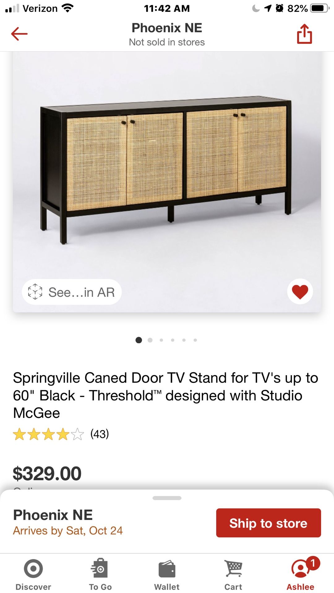 Studio McGee with Threshold TV Stand for Sale in Phoenix AZ OfferUp