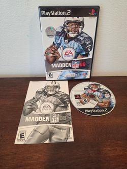EA SPORTS Madden NFL 08 Sony PlayStation 2 PS2 CIB Excellent Condition