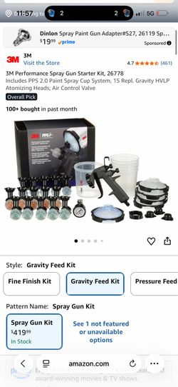 Spray Gun for cars Paint Gun 3M Starter Kit
