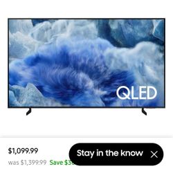 New 75 Inch Class QLED Q8F 4k samsung vision ai
