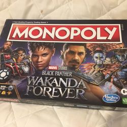 Wakanda Forever Black Panther Monopoly Marvel