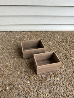 Stacking Small Wooden Organizers