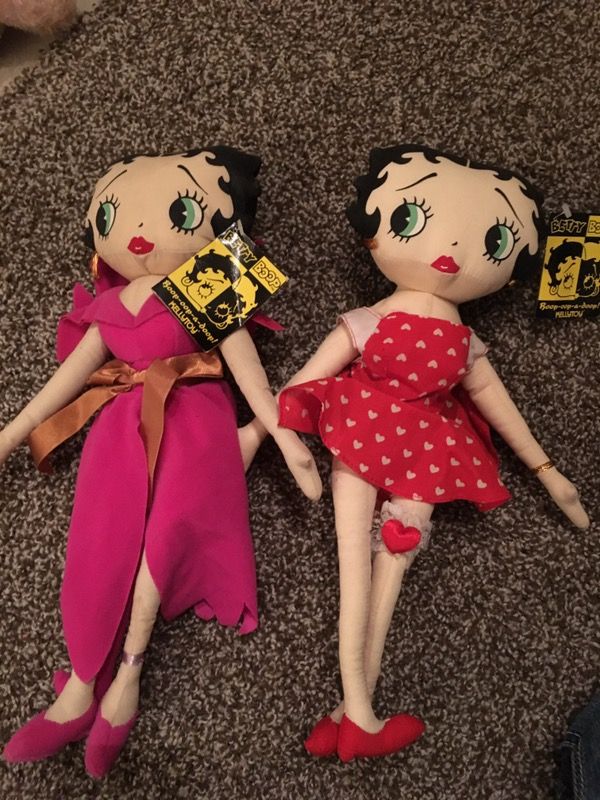 Betty boop stuffed dolls 5 each