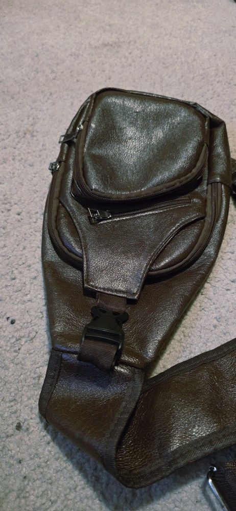 leather fanny pack
