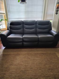 Leather Reclining Sofa From Ashley's