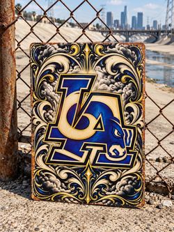 LA Rams Decorative Metal Tin Sign