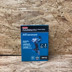Makita 18V LXT Lithium-Ion Brushless Cordless 4-Speed 1/2 in. Sq. Drive Impact Wrench w/ Friction Ring Anvil, Tool Only