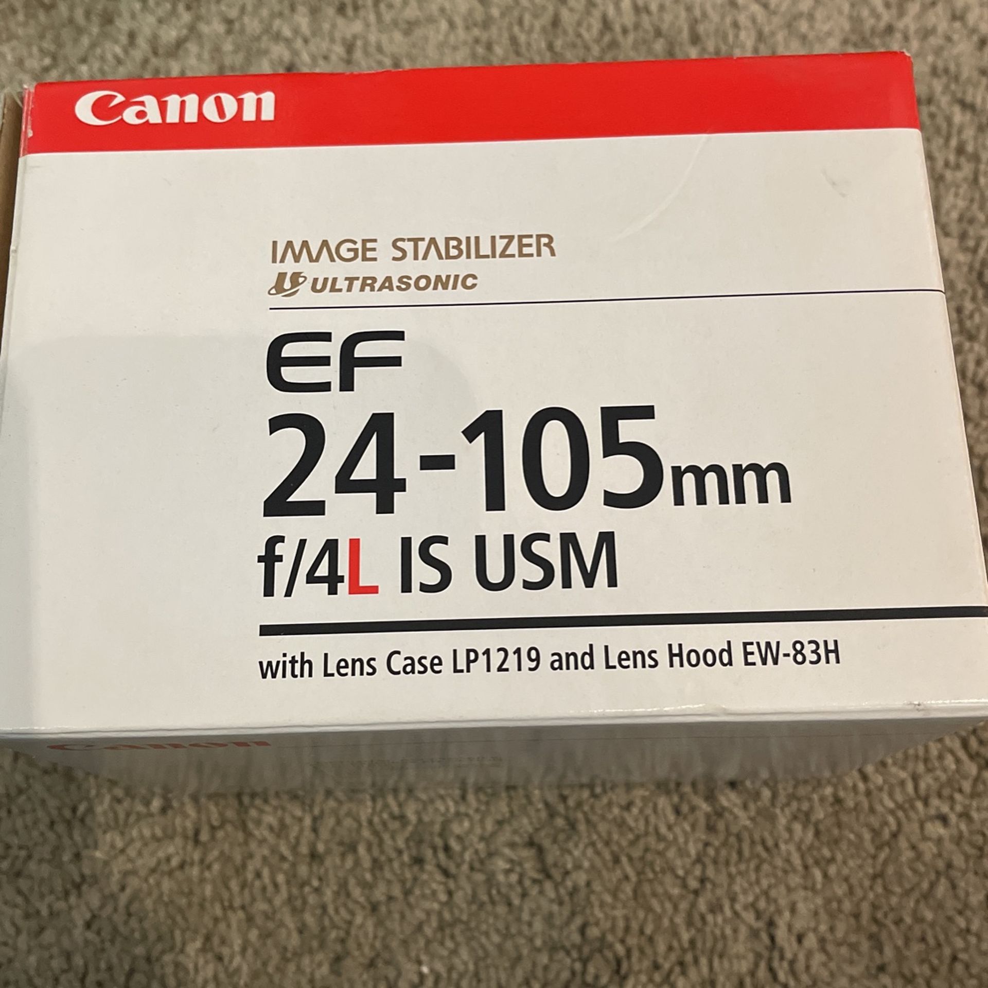 Canon EF24-105MM Lens