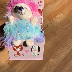 Rainbow Hedgehog Plush Toy