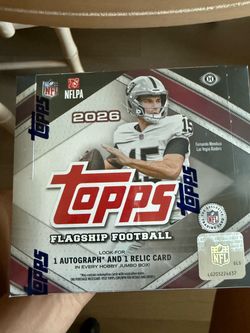 Topps flagship football jumbo box sealed