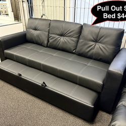 New Black Sofa Bed 