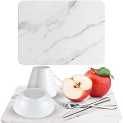 Stone Drying Mat for Kitchen Counter, Multi-Purpose Stone Dish Drying Mat, Water-Absorbent Quick Dish Drying Mat