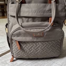 BabbleRoo Unisex Diaper Bag Backpack, Khaki 