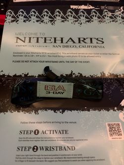 Nitehart 3 Day Ticket