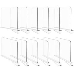 New Acrylic Shelf Dividers (12 Pack)