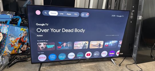 TCL 50" 4K SMART QLED LED HDR  Dolby Vision. GOOGLE TV