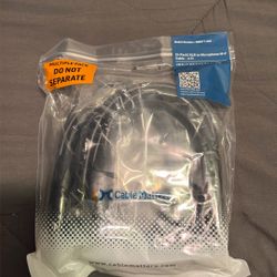 2 Pack XLR to Microphone M-F Cable 6FT