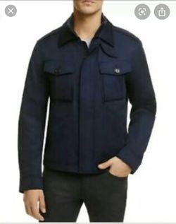 Hugo Boss Stylish Jacket Cletus Dark Navy $645 Retail