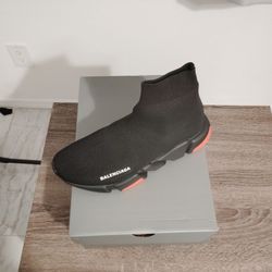 red and black balenciagas brand new 