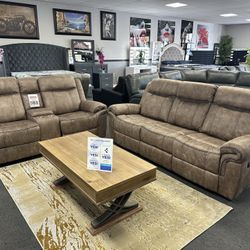2PC Sofa & Loveseat