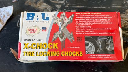 BAL X-Chock Tire Locking Chocks Double Pack