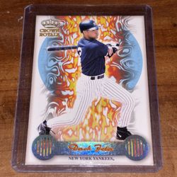 Pacific Crown Royale Derek Jeter Baseball Card Yankees